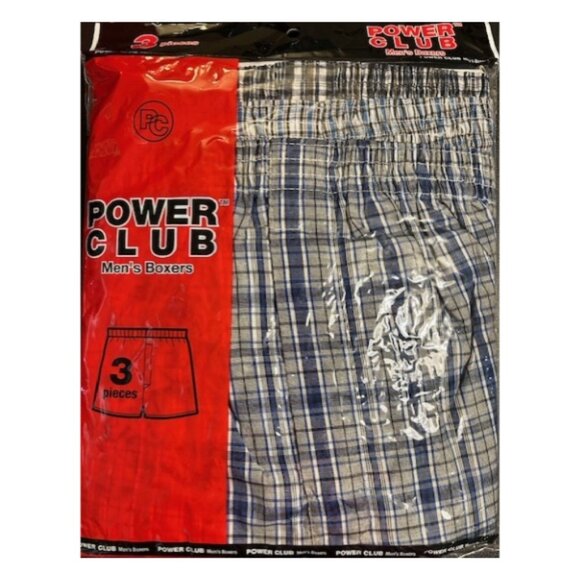 NEW Power Club pack of 3 Boxer Shorts - Picture 1 of 3